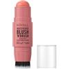 Rimmel London Multi-Tasker Blush'N'Brush Stick, colore modulabile, resistente all'acqua, pennello integrato, scorre facilmente, 8g, 100 COTTON CANDY