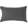 Bassetti Set 2 Federe, Grigio, 100% Cotone, 50X80 cm, Federa Cuscino Letto Morbida, Coppia Di Federe, Lavabili In Lavatrice