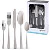 like. by Villeroy & Boch vivo - Villeroy & Boch Group - Voice Basic posate da tavola, 30 pz., per max 6 persone, acciaio inox, inossidabili, lavabili in lavastoviglie