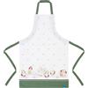 Thun - Grembiule in cotone, 80 x 60 cm, collezione Inverno Incantato