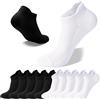 Wamicu 10 paia di calzini sportivi da donna, in cotone traspirante, taglia 39-42 (bianco)