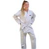 Starpro Kimono Judo GI 350 Grammi Com Miscela di Cotone Premium. Uniforme Professionale per Allenamento e Competizioni - Biano e Blu - Uomini, Donne e Bambini - 110-190 - Senza Cintura