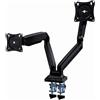 Gembird Supporto monitor Gembird per due display da tavolo 17-35" Nero [MA-DA2-03]