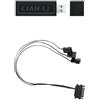 Lian li Controllo ventole Lian Li Uni Fan V2.1 Wireless 2.4GHz RGB 12V 40 ventole Usb-A Nero [G89.RF-T-B.02]