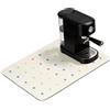 Tappetino per caffè 60x50 cm asciugapiatti quadri colorati per cucina, beige