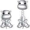 YFN Gatto/koala/Il Panda./Pinguini/Axolot orecchini per le donne in argento sterling 925 gatto orecchini gioielli gioielli regali
