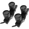 SHINEOFI Binocolo da Pesca con Lente d'Ingrandimento 3X, Visiera Ingrandente Portatile per Spettacoli, Campeggio e Birdwatching, Set 2 Pezzi a Utilizzo senza Mani