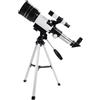 LIFKICH 1set Telescopio Astronomico Rifrattore Monoculare con Treppiede in Alluminio e Clip per Smartphone Professionale per Principianti e Adulti