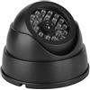 POENVFPO Telecamera Finta Dome MR-18 con 30 LED IR, Soluzione di Sicurezza Impermeabile per Uso Interno Ed Esterno