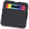 KACCDE Luce della macchina fotografica della luce della macchina fotografica della luce del pattino freddo ricaricabile 1800mAh batteria dimmerabile 2500K-9000K Fotografia portatile Illuminazione continua