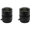 Janasiba 2 X 120 gradi ultra ampio obiettivo per fotocamera Hq, lunghezza focale 3,2 mm con manuale