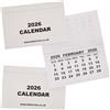 Baker Ross FN646 Blocchi calendario 2026 - Confezione da 20, comodi blocchi calendario a strappo per organizzare e pianificare tutto il 2026, perfetti per la casa, la scuola e l'ufficio