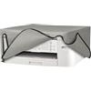 kwmobile Copertina Antipolvere Compatibile con Brother MFC-J1010DW - Copri Stampante - Copertura Protettiva - Fodera in grigio chiaro