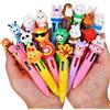Katomi 12 Mini Penne 4-in-1 Retrattile Multicolore con Motivi di Cartoni, Gadget Compleanno Bambini & Regalini Fine Festa Compleanno per Bambini(Fantasie Non Selezionabili,Spedizione Casuale)