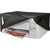 kwmobile Copertina Antipolvere Compatibile con Brother MFC-J1010DW - Copri Stampante - Copertura Protettiva - Fodera in grigio scuro