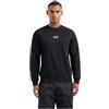 EA7 FELPA GIROCOLLO UOMO NERO EMPORIO ARMANI 7 LOGO EA 4XL NERO