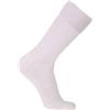 ROSSI CALZE 6 Paia Calza Uomo Lunga 2000 ROSSI Sanitaria a Compressione Graduata 100% con Cuciture Piatte e Polsino Senza Elastico, Rimagliate a Mano, Bianco, 42-44