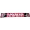 PELUSCIAMO Sciarpa Rosso Nera Stadio Grazie Dio Non Sono Gobbo Odio I Gobbi PS 09415