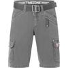 Timezone Pantaloncini Uomo Shorts Pantaloni Cargo Regular Vita Media Lunghezza Ginocchio