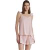 Noidinotte; more than pyjamas Noidinotte -Pigiama Donna in Cotone bretellina e Pantalone Corto Articolo Little Flower