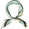 FONYVE Sciarpa in 100% seta di gelso da donna, foulard leggero per capelli in raso, piccolo foulard in seta per capelli, per dormire, 53,3 x 53,3 cm, Small