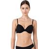 Lovable Reggiseno Imbottito con Ferretto in Microfibra | Effetto Lifting e Invisibilità | Comfort e Sostegno | Intimo Invisible Essence Donna, Nero, 40 / 6D