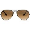 Ray-Ban RB3025 Aviator Occhiali da Sole Unisex Adulto, Argento (004/51 Dark Grey), 62 mm