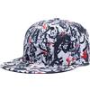 Quanhaigou Cappello Snapback Regolabile per Uomo Donna, Unisex Hip Hop Berretto da Baseball Cappello Piatto Visiera Cappello papà, Nero, Rosso, Bianco., Taglia Unica