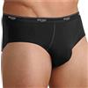 Sloggi 4 SLIP UOMO BASIC MIDI SLOGGI DALLA TAGLIA 3 ALLA TAGLIA 7 (5, NERO)