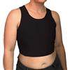 Wonababi Corsetti da nuoto, fascia toracica transgender con pull-on, top da costume per FTM, queer