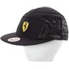 PUMA Berretto Ferrari Fanwear Transformcap Black Adult, nero, taglia unica
