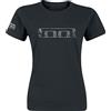TOOL Rock Off Tool Eyes Logo Donna T-Shirt Nero M 100% Cotone Regular