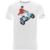 Blasfemus T-Shirt Uomo Vespa Special Cartoni Animati Anni 80 Manga (XXL, bianco)