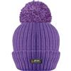 RockJock Ladies Womens Winter Pom Pom Ribbed Beanie Hat with R40 Advanced Thermal Insulation