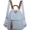 FUNSEED Mini zaino donna casual leggero tessuto Oxford borsa a tracolla per uso quotidiano, Blu, s