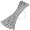 Uniclife 12-26cm Cavo Portachiavi Filo Acciaio Inox Anello Portachiavi
