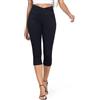 THE GYM PEOPLE Jeggings V-Cross Capri 3/4 Donna Jeans Skinny Estivi Stretch