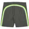 SUNDEK Costume da Bagno Uomo, Verde Militare, con Coulisse, Righe Laterali Neon, Stile Sportivo