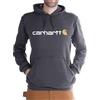 Carhartt, Herren, Weites, mittelschweres Sweatshirt mit Logo-Grafik, Anthrazit meliert, XS