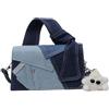 Muzrunq Borse in Denim da Donna Borsa in Jeans Carina e alla moda Borsa a mano/a tracolla/spalla denim con manico superiore e tracolla, con fibbia magnetica ＆ cerniera per donna ragazza