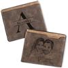 Easycosy Portafoglio Uomo Personalizzato con Foto, Idee Regalo per Papà | Portafoglio Personalizzato Uomo con Nome Foto, Portafogli Slim con Incisione, Porta Carte di Credito per Papà, Marito