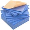 Ciounmb 18 pannelli acustici autoadesivi, ad alta densità, assorbitori acustici, pannelli acustici, pannelli acustici per soffitti porta e trattamento acustico, 30 x 30 x 0,9 cm (blu)