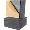 Ciounmb 18 pannelli acustici autoadesivi, ad alta densità, assorbitori acustici, pareti in schiuma acustica, pannelli acustici, pannelli acustici, per porte e trattamento acustico, 30 x 30 x 0,9 cm (grigio