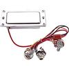 SCUDGOOD Set di pickup per chitarra elettrica a doppia bobina pre-cablato in ceramica mini humbuckers set di pickup per chitarra con pickup humbucker per chitarra e tono