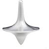 GIVBRO Trottola Metallo vintage a forma di totem, perfetto equilibrio tra prestazioni e bellezza, regalo Silver