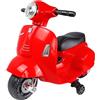 TURBO CHALLENGE - Vespa Gts - Portatore Elettrico - 119152 - Scooter - Rosso - Pronto per Guidare - Max 25Kg - Plastica - Batterie Ricaricabili - A partire dai 24 mesi (senza telecomando)