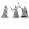 REAPER Pechetruite 3 x Townsfolk Priest Courtesan Baker - Reaper Bones Miniatura per Gioco di Ruolo Guerra - 77666