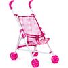 Generico Passeggino per Bambole con Cappottina Pieghevole Metallo Plastica Carrozzina Richiudibile per Bambine Giocattoli Bimbe Passeggino per Bambole Passeggino Carrozzine (PASSEGGINO METAL2)
