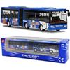FCXVXCL Autobus, Macchinine Giocattolos Auto Modellino Giocattolo Veicolo Carro Giocattolos Macchinines Auto da Corsa Macchinine Tirare Indietro Macchinines Regalo per Bambini(Blu)