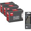 TOX Set Barracuda specifico per mattoni pieni e calcestruzzo + viti, incl. set di punte per pietra (5 pz.) per foratura a rotazione e percussione, 013909015